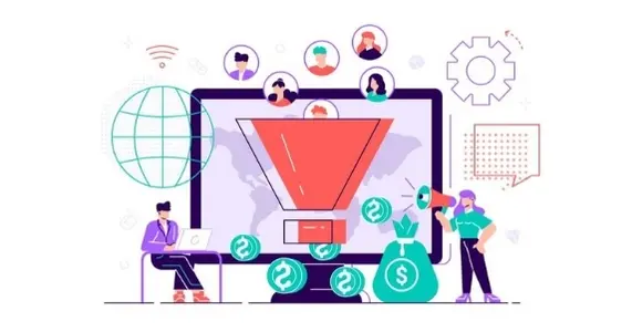Ilustración del concepto Inbound Marketing. ¿Cuánto cuesta el Inbound Marketing?