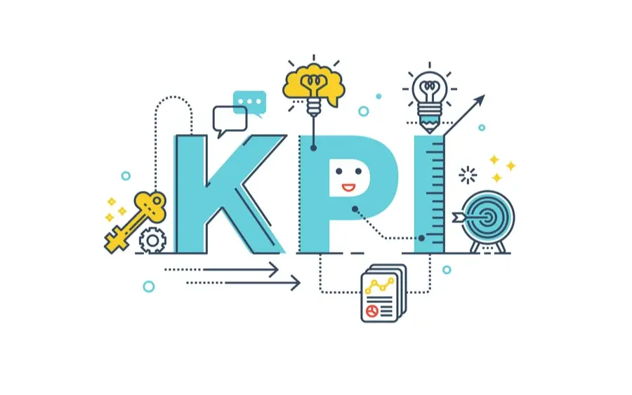 Ilustración de las iniciales KPI (Key Perfomance Indicator)